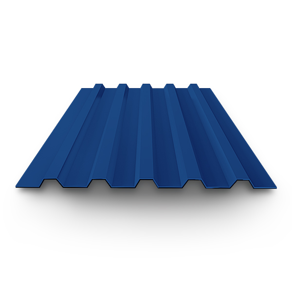 Профнастил окрашенный 0.35x1100x2000 RAL 5005 Россия
