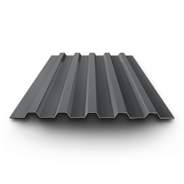 Профнастил окрашенный 0.35x1100x2000 RAL 7024 Россия