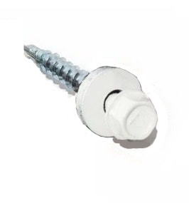 Саморез кровельный 5.5x19 RAL 9003 по металлу (100шт)
