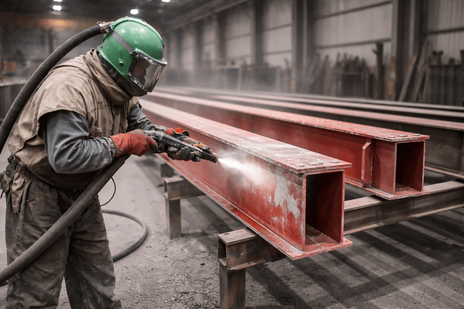 Пескоструйная обработка металла